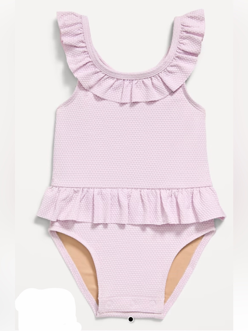 Old Navy Light Lavender Ruffle One-Piece Swim